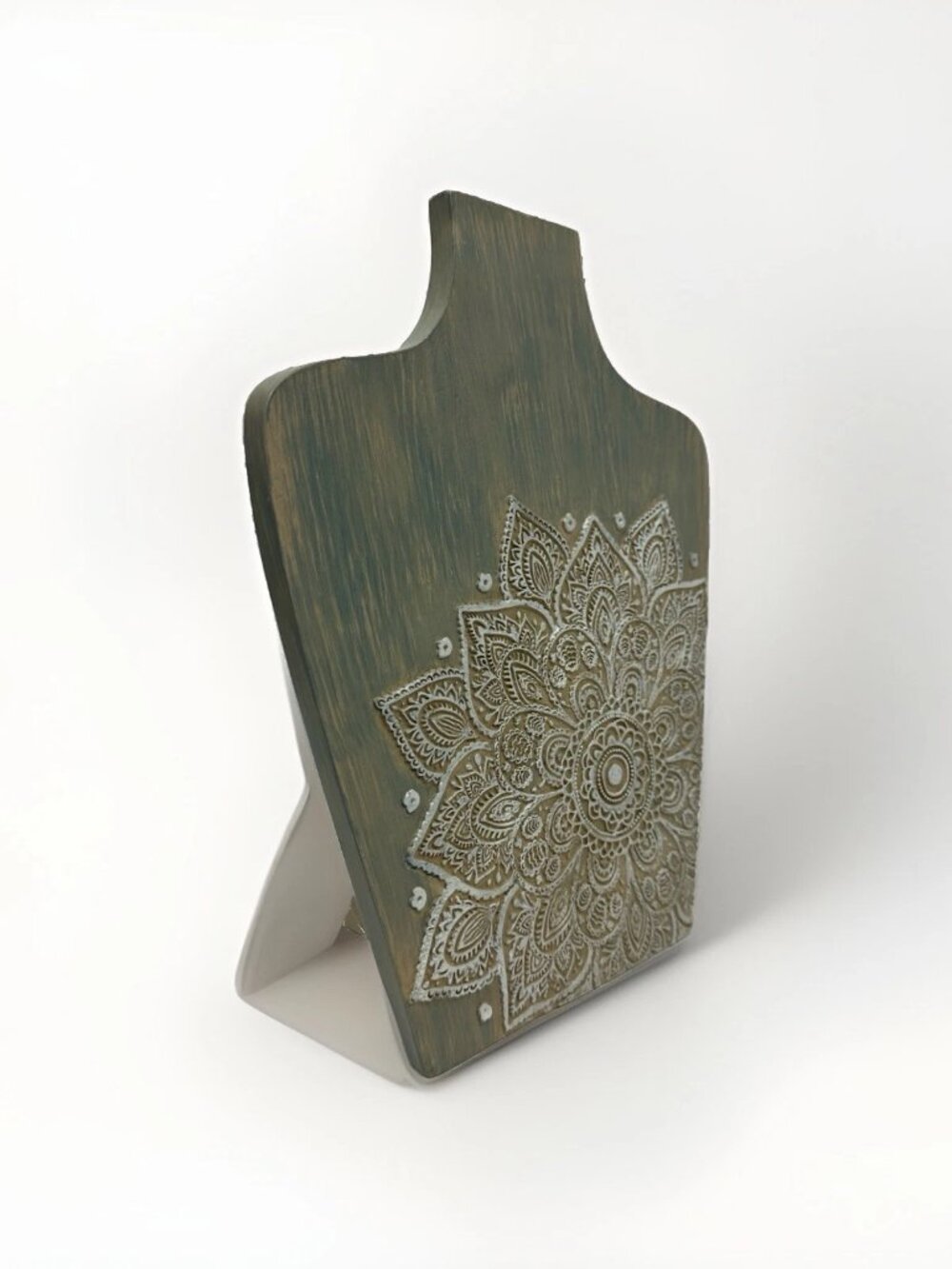 ✨ NEW Resin Necklace Jewelry Display Stand Mandala Bust Retail Presentation ✨